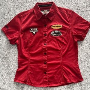 Harley-Davidson Red Short Sleeve “Work Shirt”